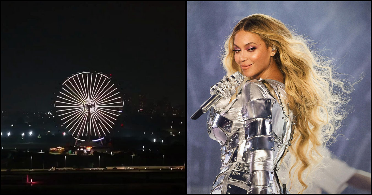 Beyoncé est honorée par la plus grande roue d'Amérique Latine