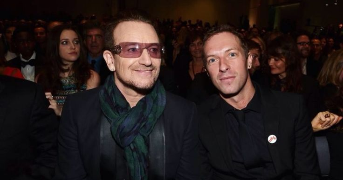 Bono de U2 dit que Coldplay n'est pas du rock