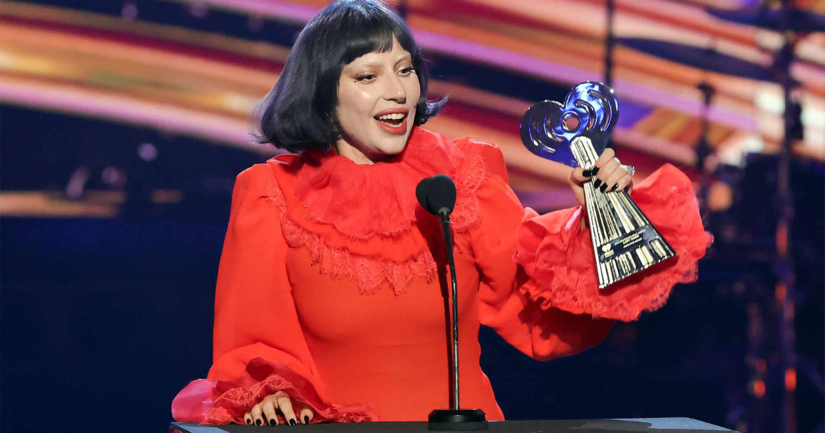 Lady Gaga reçoit "Iheartradio Innodio Innovator Award"