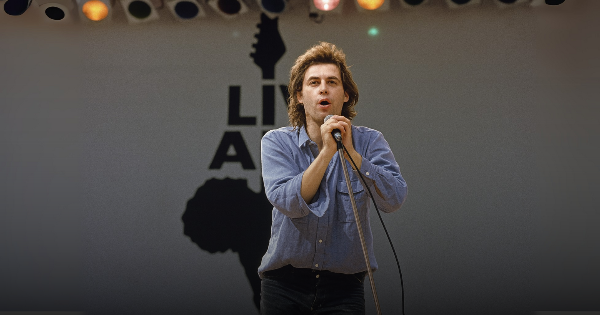 Comme une chanson de Bob Geldof a donné naissance à une aide live