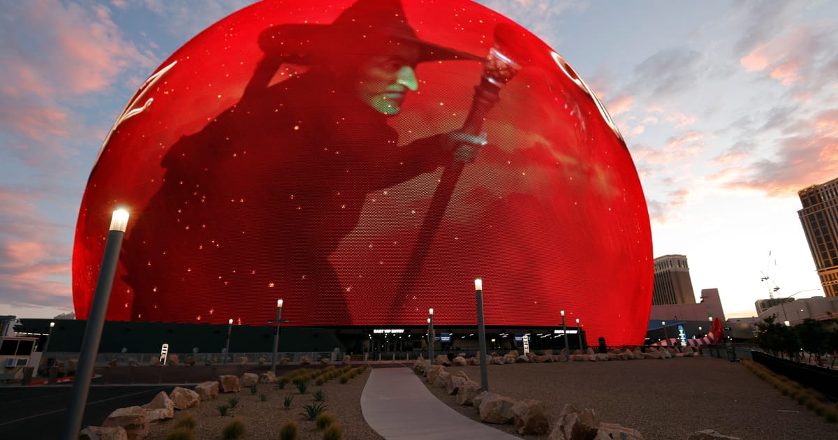 Le «Magicien Oz» fait ses débuts à Las Vegas Sphere Com ia