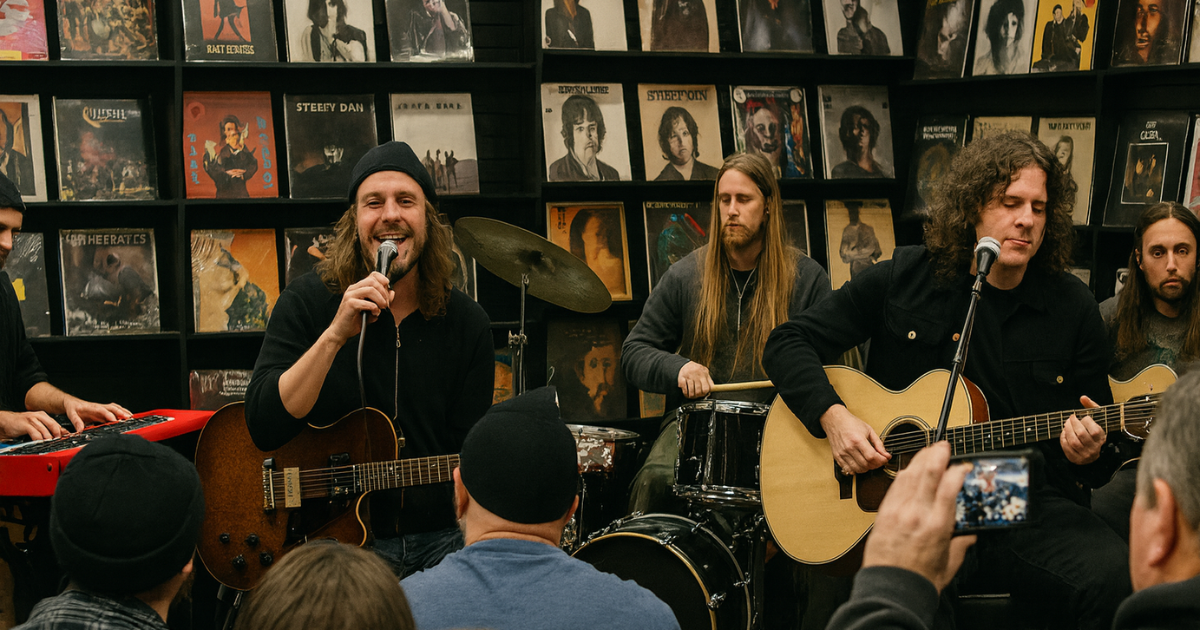 Les magasins de disques au Royaume-Uni sont devenus un nouveau quadrilatère de musique live