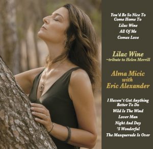 Alma Micic et vin lilas