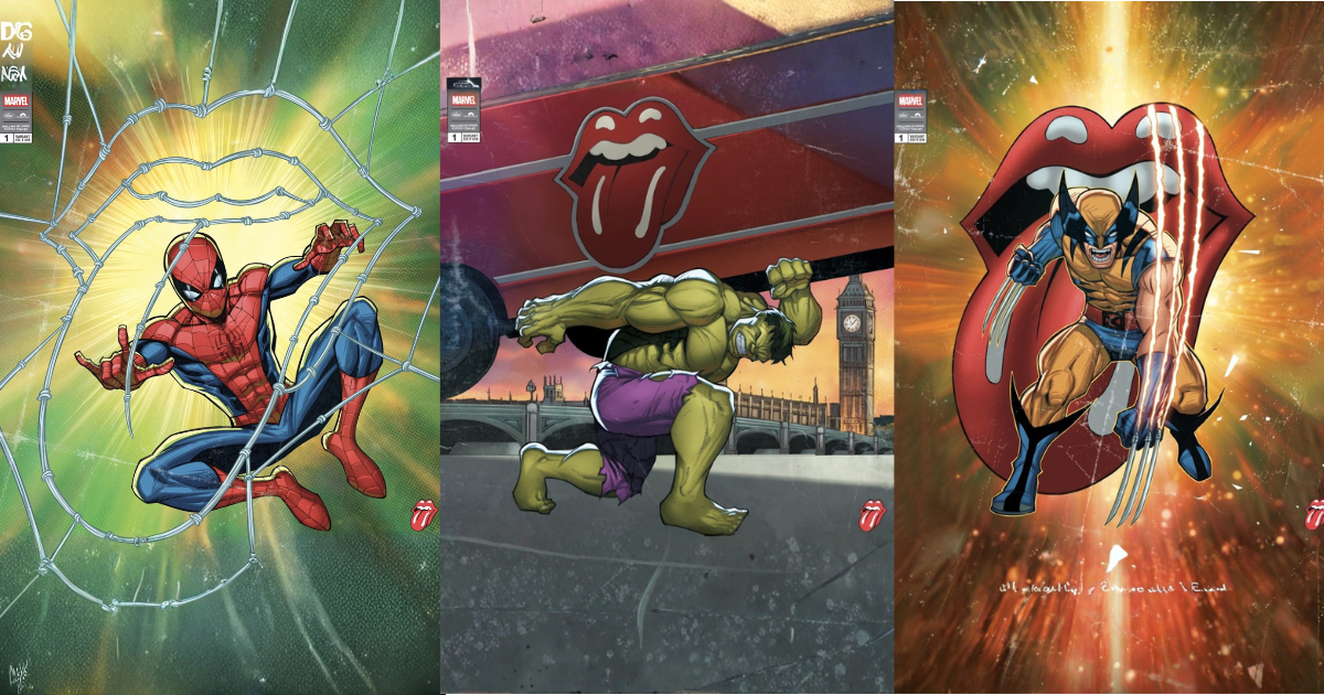 ROLLING STONES ET MARVEL S'UNISSENT DANS UN PROJET SPÉCIAL POUR LES COLLECTIONNEURS
