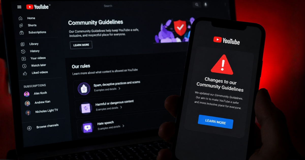 LES NOUVELLES RÈGLES YOUTUBE CHANGENT LA PRODUCTION VISUELLE EN MUSIQUE
