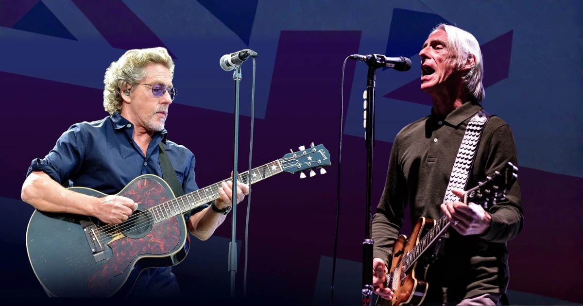 ROGER DALTREY ET PAUL WELLER FONT ÉQUIPE LORS D'UN SPÉCIAL SPÉCIAL À LONDRES