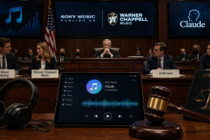 ANTHROPIC EST LA CIBLE DE L&rsquo;ACTION DE SONY ET WARNER