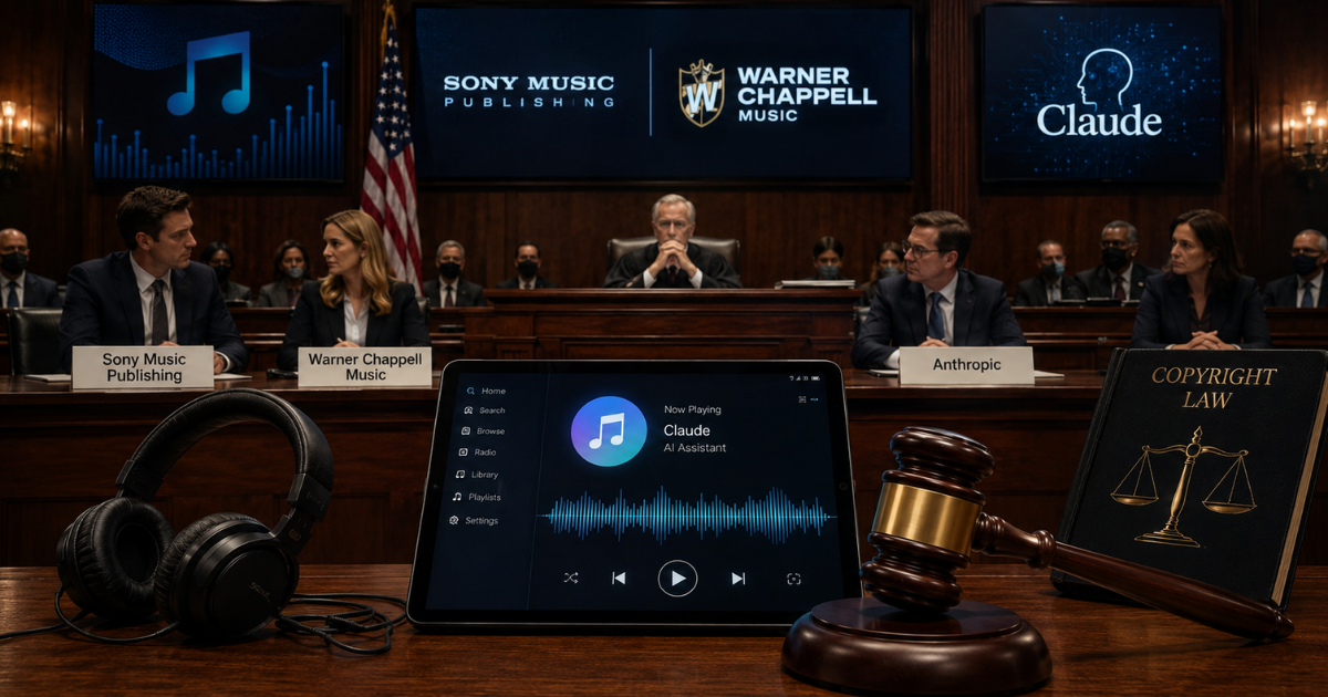 ANTHROPIC EST LA CIBLE DE L'ACTION DE SONY ET WARNER